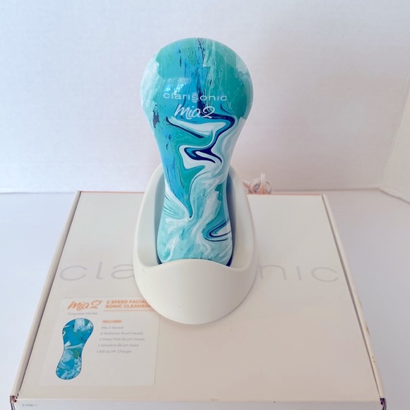 Clarisonic Other - Clarisonic MIA 2 Limited Edition Turquoise Marble 2 Speed Facial Sonic Cleaning
